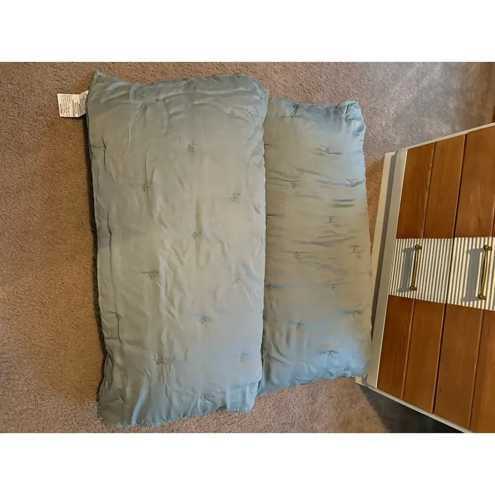 Set of Two King Size Pillow Shams, Light Teal Green - Threshold